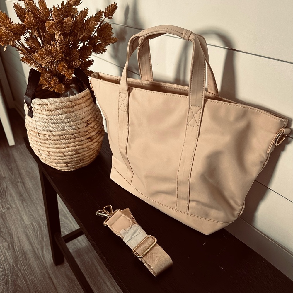 Elegant Cream Tote Bag